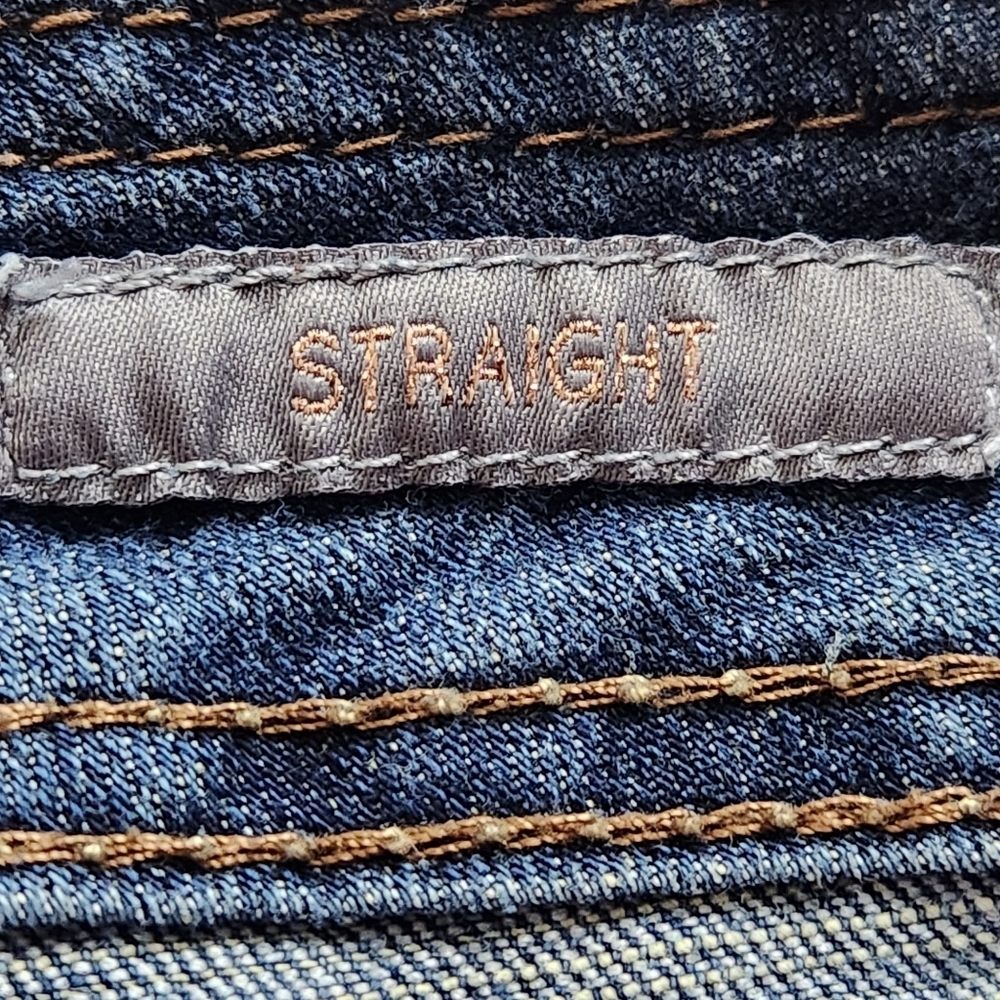 Melissa McCarthy Seven7 Straight Demin Blue Jeans Women's Size 20 - Picture 11 of 13
